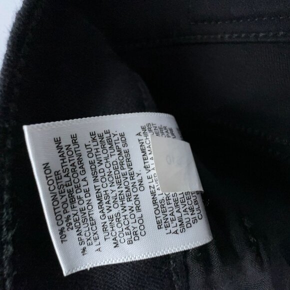 Express Skinny Jeans Womens Size 6 Petite High Rise Stretch Ankle Legging Black - Picture 12 of 13
